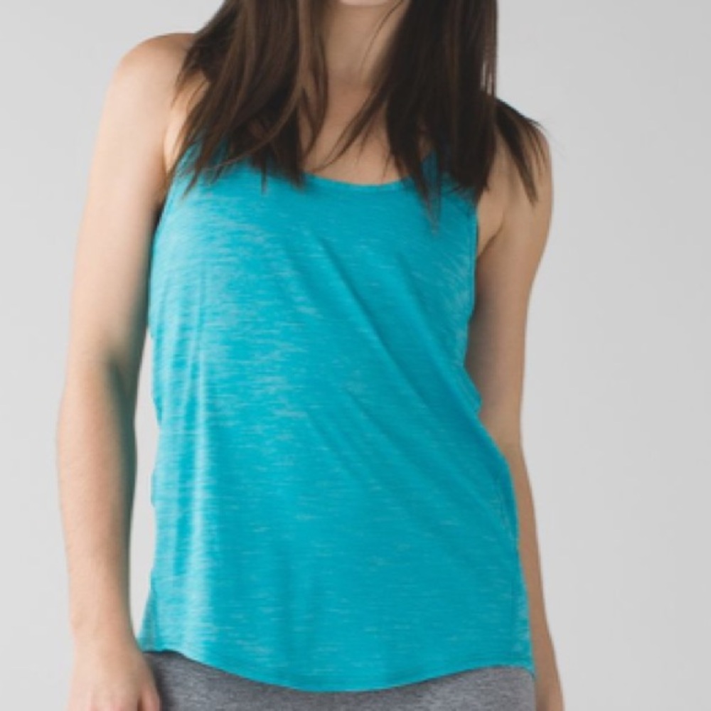 lululemon athletica Blue Tank Top
